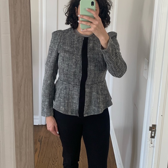 Halogen Peplum Tweed Blazer - Picture 6 of 7